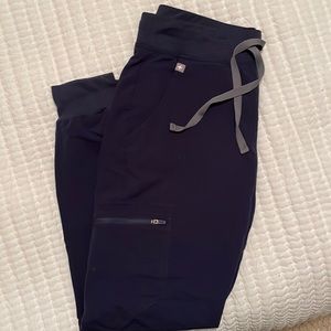 Figs Navy Blue Zamora Jogger Scrub Pants